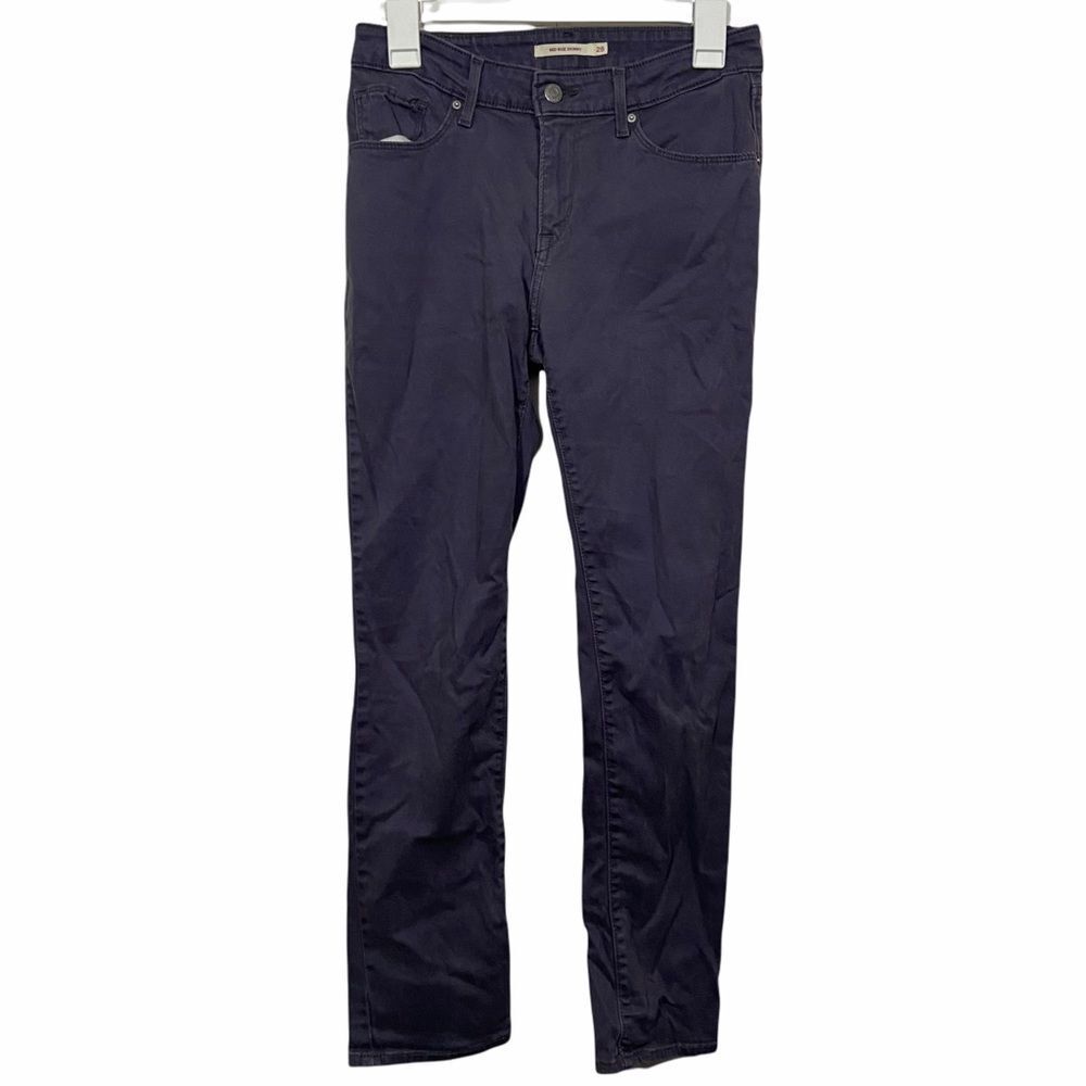 Levi’s Pewter Purple Mid Rise Skinny Jeans